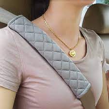 2PCs Plush Velvet Car Seat Belt Covers