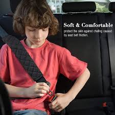 2PCs Plush Velvet Car Seat Belt Covers